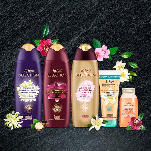 La Toja Selection - Gel esencia de Moringa y aceite de Macadamia- 4 unidades de 550 ml (Total: 2200 ml)