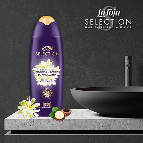 La Toja Selection - Gel esencia de Moringa y aceite de Macadamia- 4 unidades de 550 ml (Total: 2200 ml)