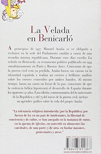 La velada en Benicarló: Diario de la guerra de España (Literatura Reino de Cordelia)