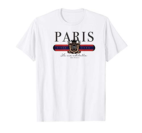 la vie est belle Paris T-shirt Camiseta