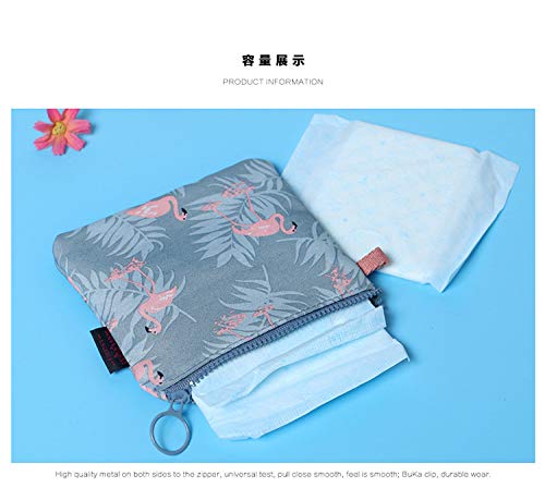 LAAT - Bolso impermeable, tamaño pequeño, de diseño creativo, para organizar monedas, pañuelos, para compresas, etc.