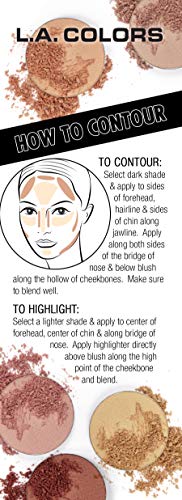 L.A.Colors I Heart Makeup Contour Palette- Medium-Deep 80 gr