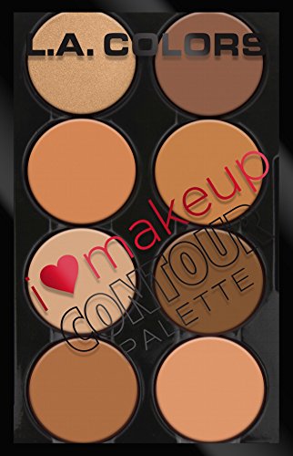 L.A.Colors I Heart Makeup Contour Palette- Medium-Deep 80 gr
