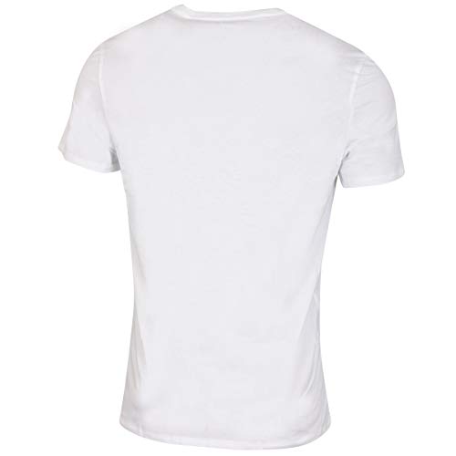 Lacoste Esencialalgodón 3-Pack Camiseta De Cuello En V, Blanco Blanco L