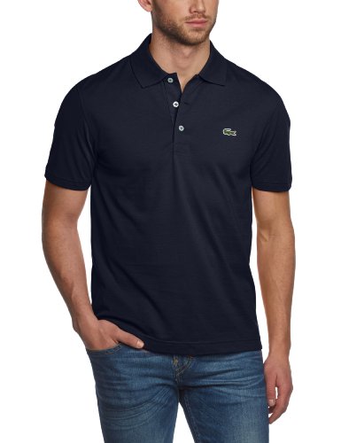 Lacoste L1230, Polo de Manga Corta para Hombre, Azul (Marine), 3XL (Talla del fabricante: 8)