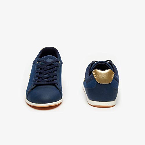 Lacoste Rey Lace 119, Zapatillas para Mujer, Azul (Navy 737cfa0037ng5), 38 EU