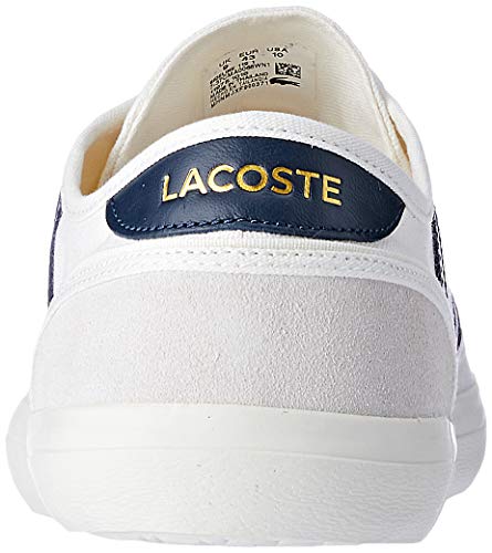 Lacoste Sideline 119 1 CMA, Zapatillas para Hombre, Marfil (Off Wht/Nvy Wn1), 41 EU