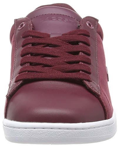 Lacoste Sport Carnaby EVO 318 8 SPW, Zapatillas para Mujer, Rojo (Burg/Wht 2h2), 38 EU