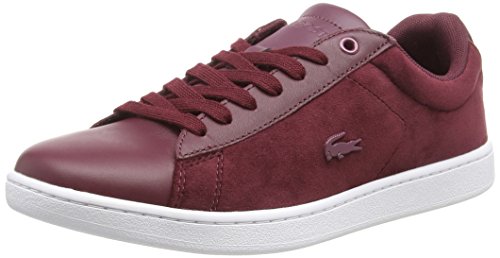 Lacoste Sport Carnaby EVO 318 8 SPW, Zapatillas para Mujer, Rojo (Burg/Wht 2h2), 38 EU