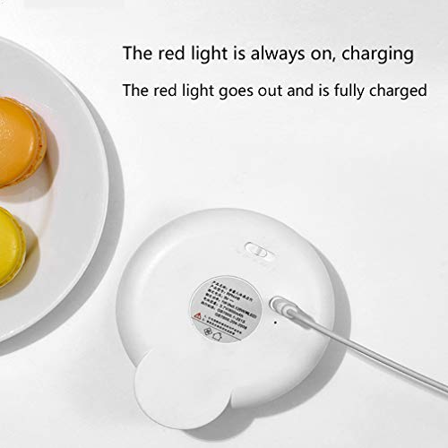 Lámpara Nocturna con Sensor Inteligente Inducción del Cuerpo Humano USB Recargable Función De Aromaterapia Diseño Magnético Sala De Estar Dormitorio Balcón Pasillo,Blanco