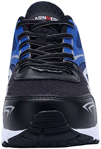 LARNMERN Zapatillas de Seguridad Hombres LM180105 SB Zapatos de Trabajo con Punta de Acero Ultra Liviano Suave y cómodo Transpirable(42.5 EU,Azul Oscuro)