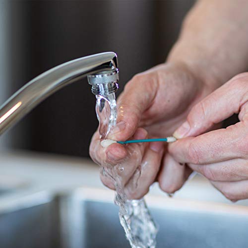 LastSwab Bastoncillos Oídos - Turquesa delfín - Bastoncillos Ecológicos Q-Tip - Bastoncillo de Silicona Limpiador Oídos