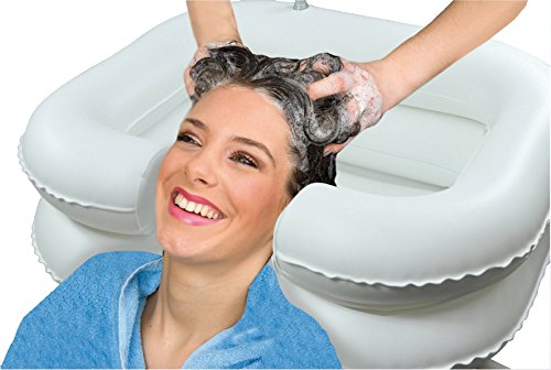 Lavacabezas Hinchable Con HINCHADOR Y DEPÓSITO De Agua Con MANGUERA De Drenaje Incluidos