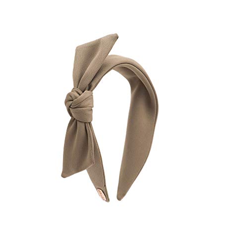 LDH Horquilla Arco Diadema Femenino del último Equipo de ala Ancha Banda for el Cabello Diadema Adulto Cinta de Raso de Seda Mercerizado (Color : Verde)