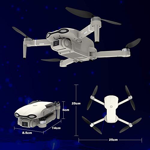 le-idea Drone con Camara HD, IDEA39 4K sin Escobillas Drones con Camara Profesional Estabilizador GPS, Posicionamiento de Flujo óptico, Fotografía de Gestos con Las Manos, 2 baterías (30 Minutos x2)