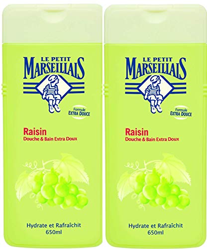 Le Petit Marseillais ducha baño Extra suave uvas 650 ml – juego de 2