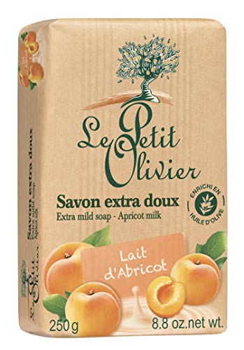 Le Petit Olivier – Jabón extra suave – leche de albaricoque – apricot milk – 250 g