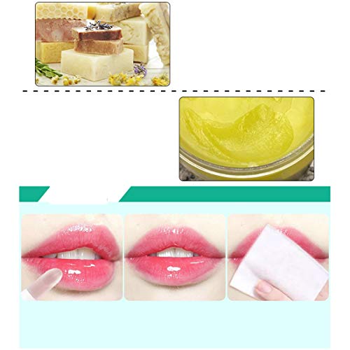 Leezi Lip Mask Rose Essence Nutishing Lip Moisturizer Aligera las líneas de los labios Elimina la piel muerta Reparación de labios Cuidado Labios secos Tratamiento-Rosa