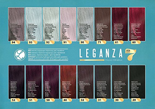 Leganza, 7 aceites naturales, bálsamo para el pelo de color perlado 91