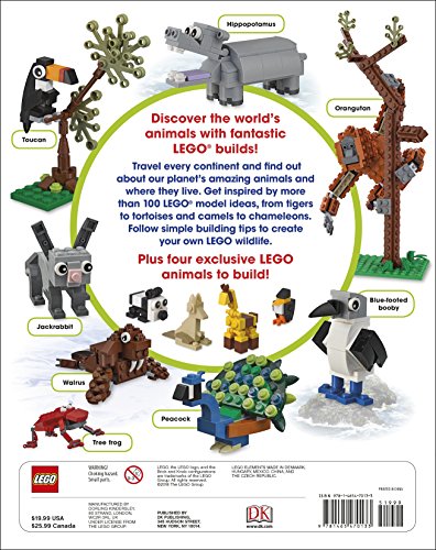 Lego Animal Atlas: Discover the Animals of the World and Get Inspired to Build! [With Toy]