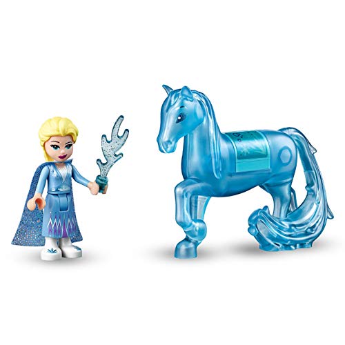 LEGO Disney Princess - Joyero Creativo de Elsa, Set de construcción con cajón con cerradura, espejo y plato giratorio, Incluye Minifigura de Nokk, Juguete de Frozen 2 (41168)