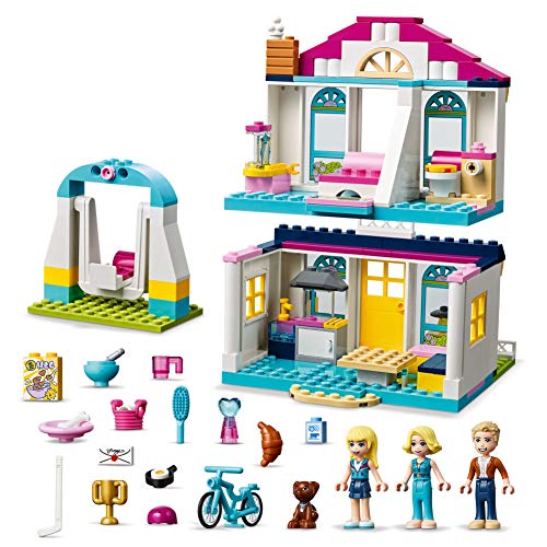 LEGO Friends Friends Stephanie 4+ Set de Juego Casa de Muñecas con Figuras de Familia, Juguetes para Niños de Preescolar, multicolor (Lego ES 41398)