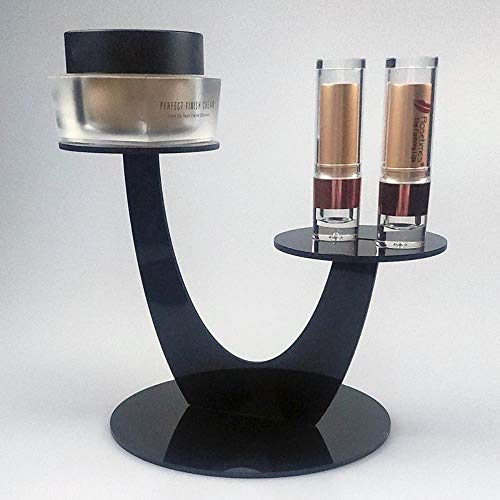 LEIXNDPLBO Escaparate Organizador Pulsera, Pendiente, Anillo, lápiz Labial, Perfume cosmético, Vitrina, Bandeja, Transparente