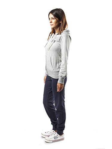 León 1947 Apparel Sport Fight Activewear lw345, Chándal Mujer, Mujer, Sport Fight Activewear LW345, Multicolore (Grigio/BLU), S