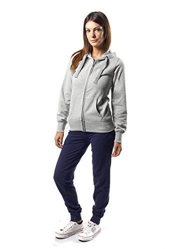 León 1947 Apparel Sport Fight Activewear lw345, Chándal Mujer, Mujer, Sport Fight Activewear LW345, Multicolore (Grigio/BLU), S