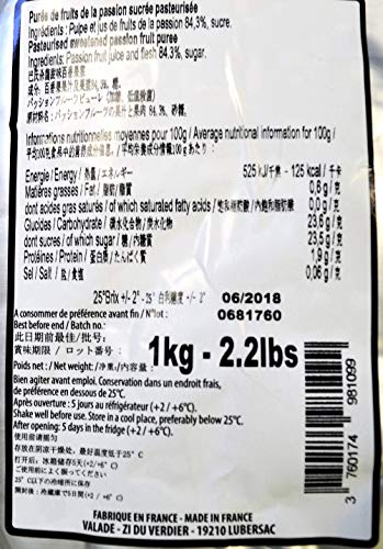 Léonce Blanc - Puré de fruta de la pasión, 1 kg