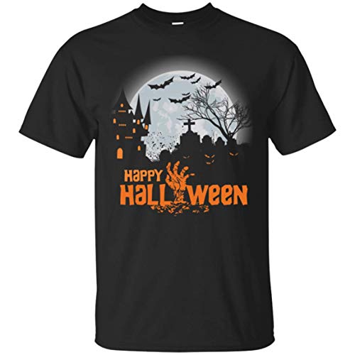 Lepni.me Womenâ€™s Shirt Halloween Graveyard Outfits All Saints' Eve Evening - T Shirt For Men and Women.