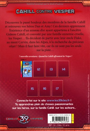 Les 39 clés - Cahill contre Vesper, Tome 01: La menace Vesper