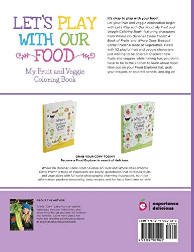 Let's Play with Our Food: My Fruit and Veggie Coloring Book (Growing Adventurous Eaters)