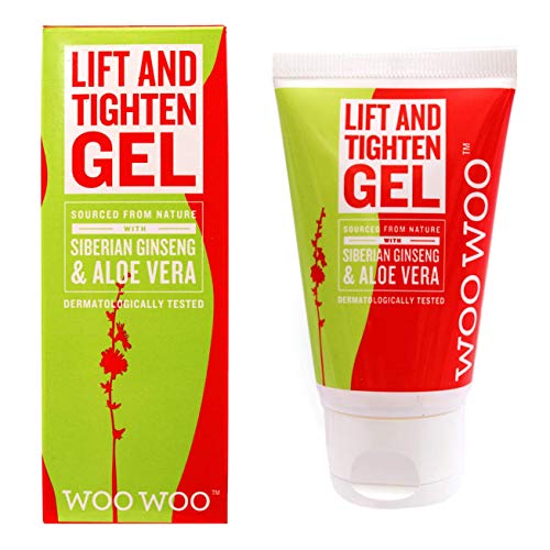 Levantador vaginal y gel tensor íntimo WooWoo para áreas femeninas - Ginseng y aloe vera - 40ml