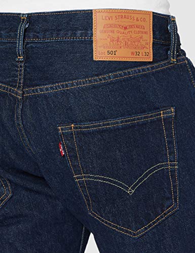 Levi's 501 Original Fit Jeans Vaqueros, Azul (Onewash 0101), 38W / 32L para Hombre