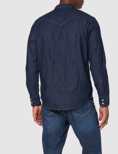 Levi's Barstow Western Standard Camisa, Azul (Red Cast Rinse Marbled T2 H2 19 0000), X-Large para Hombre
