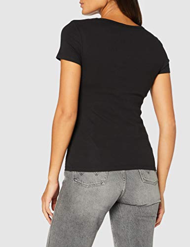 Levi's Camiseta, 2 Pack tee Mineral Black & Mineral Black, XS para Mujer