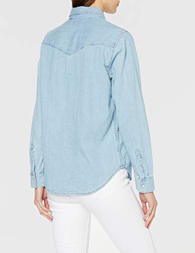 Levi's Essential Western Blusa, Azul (Cool out (2) 0001), Small para Mujer