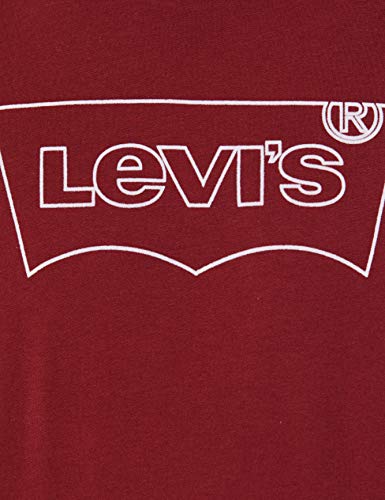 Levi's Housemark Graphic tee Camiseta, Marrón (Hm Outline Cabernet 0230), M para Hombre