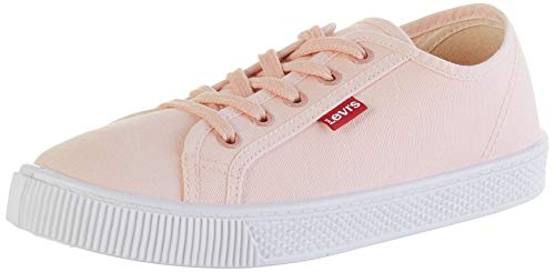 Levi's Malibu Beach S, Zapatillas para Mujer, Rosa (Light Pink 81), 37 EU