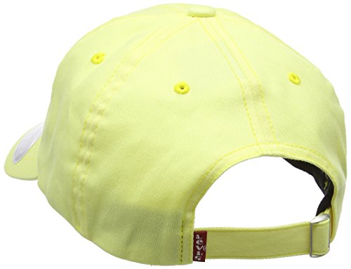 Levi's Mini Batwing Dad Hat (Self Closure) Gorra, Amarillo (Pastel Yellow), Talla única (Talla del Fabricante: UN) para Hombre