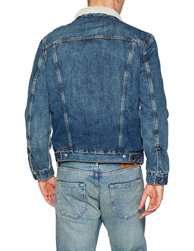 Levi's Type 3 Chaqueta Vaquera, Azul (Mayze Sherpa Trucker 0089), X-Small para Hombre