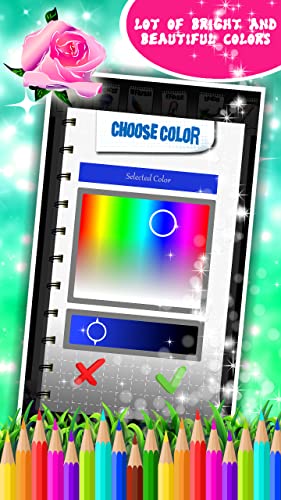 Libro de colorear rosas