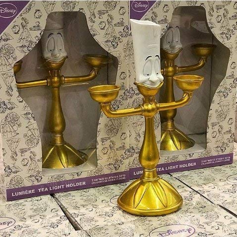 Licensed Disneys Lumiere Vela soporte, la Bella y la bestia portavelas