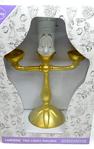 Licensed Disneys Lumiere Vela soporte, la Bella y la bestia portavelas