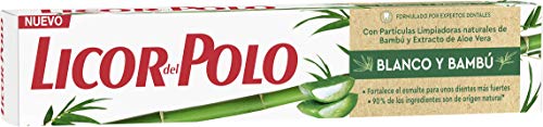 Licor del Polo - Dentífrico Blanco y Bambú - 6 unidades de 75ml