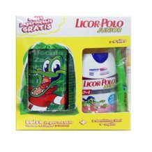 Licor del Polo Junior 2 x 75 ml + cepillo + bolsa impermeable