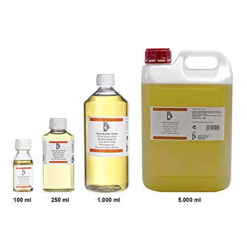 Lienzos Levante Aceite de Linaza refinado, Botella de 1.000 ml