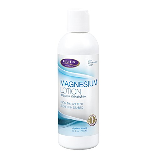 Life-Flo - Loción de magnesio | Cloruro de magnesio procedente del fondo marino de Zechstein, para masaje muscular y relajación | 237 ml