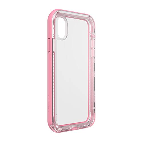 LifeProof Next - Funda Anti caídas y Anti Polvo para iPhone XR, Rosa y Transparente